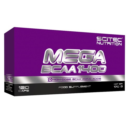 Scitec Nutrition Mega BCAA 1400, 120 Capsules
